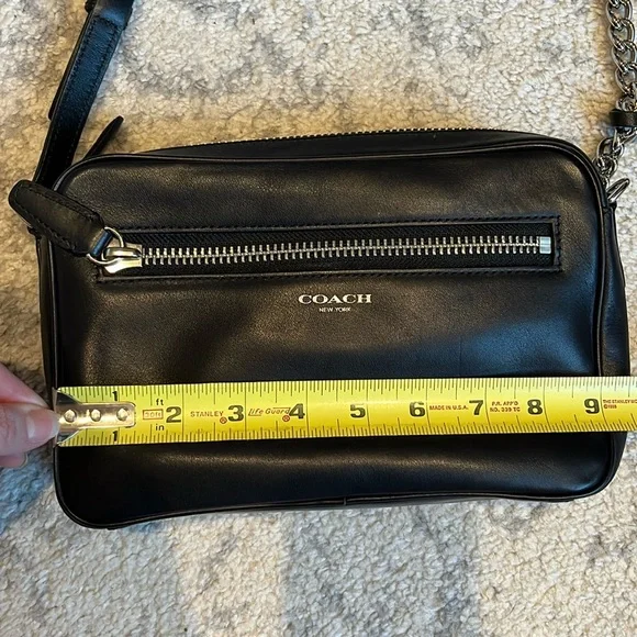 COACH Black Leather Crossbody Bag - Picture 13 of 13